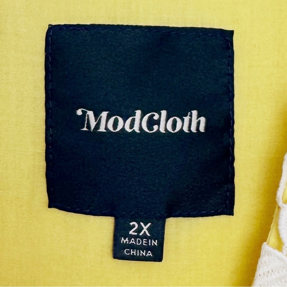 Modcloth Bliss in Attendance Lace Dress sleeveless v neck 2X - Picture 6 of 10